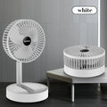 Foldable USB Desktop Fan – Portable & Rechargeable for Home, Office & Dormitory
