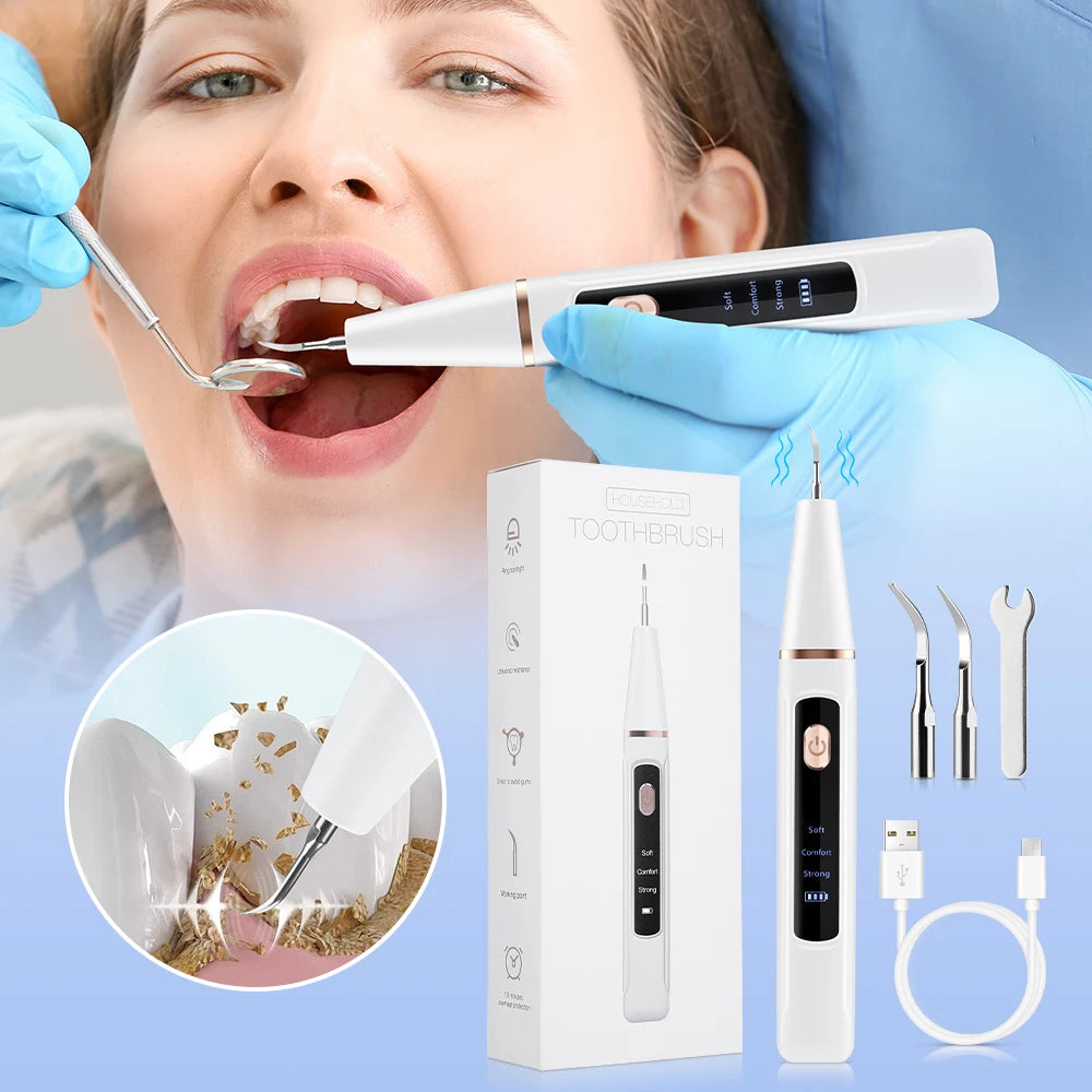 Ultrasonic Dental Scaler – Electric Plaque Remover & Teeth Whitening Tool