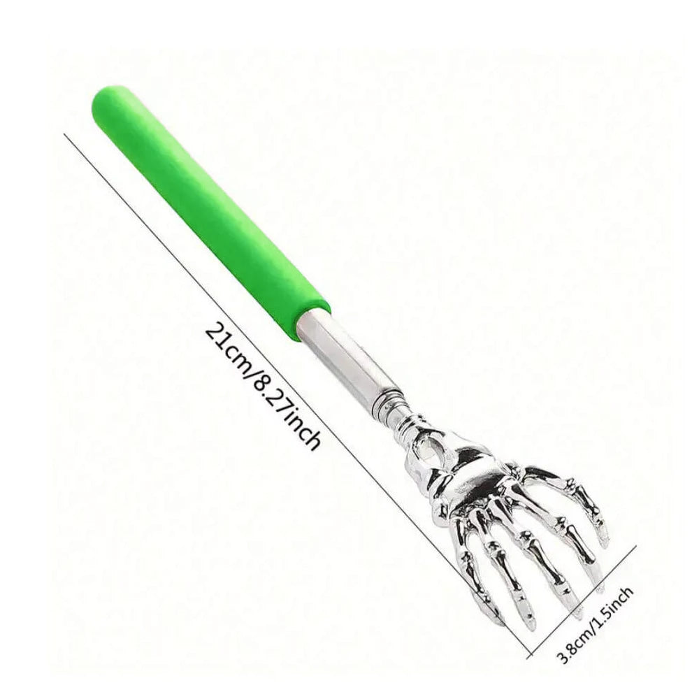 Telescoping Back Scratcher – Extendable Stainless Steel Scratcher & Massager for People & Pets