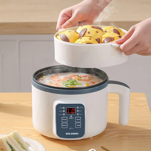 1.7L Electric Rice Cooker – Non-Stick, Multi-Function, Single & Double Layer