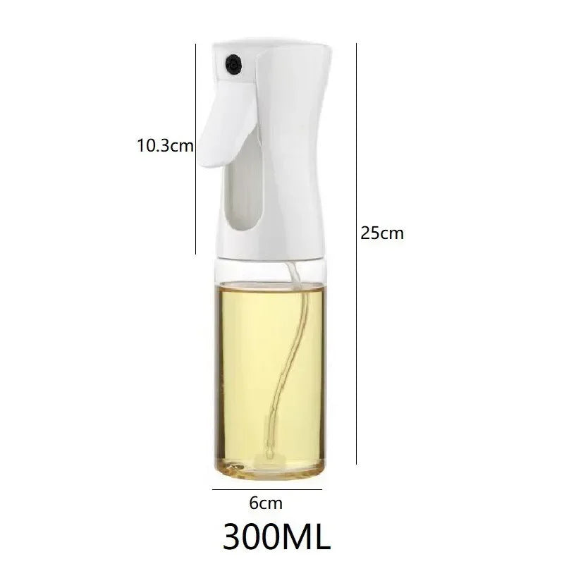 Oil Spray Bottle for Cooking – Reusable Mist Sprayer for Olive Oil & Vinegar (200ml, 300ml, 500ml)