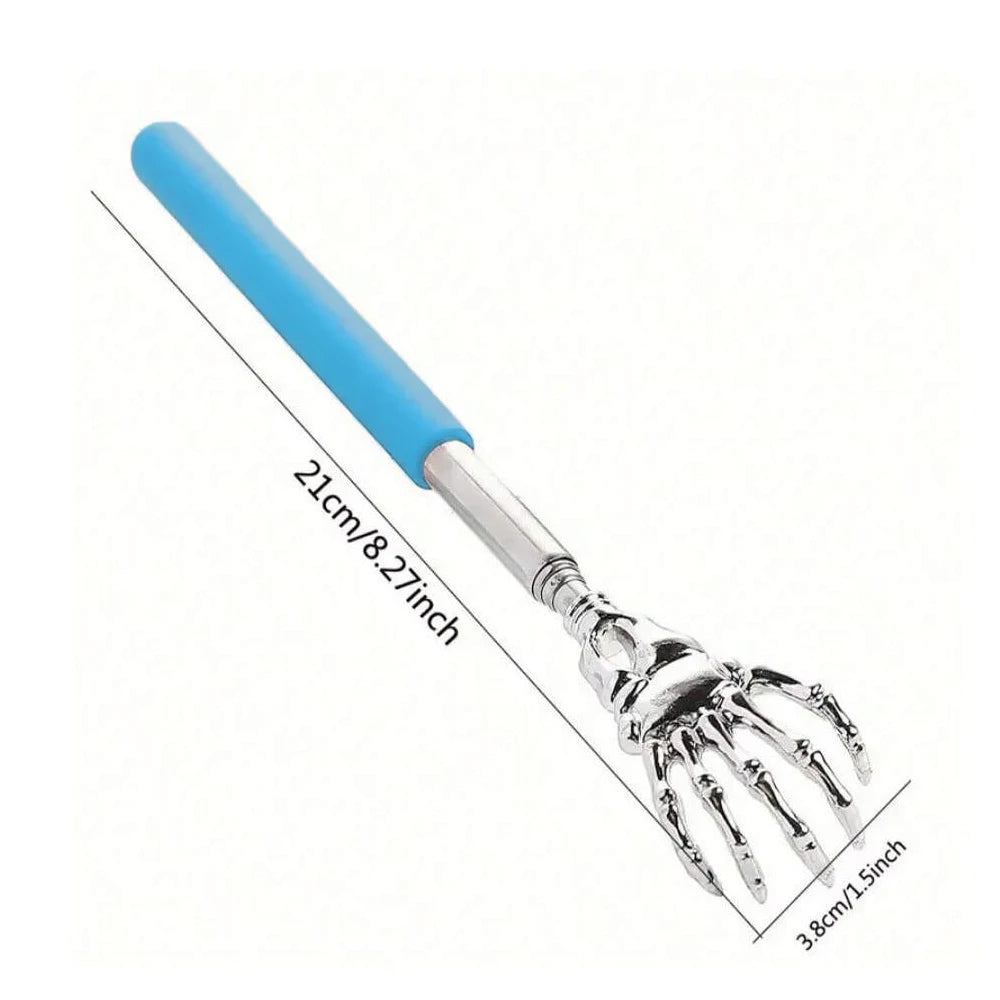 Telescoping Back Scratcher – Extendable Stainless Steel Scratcher & Massager for People & Pets
