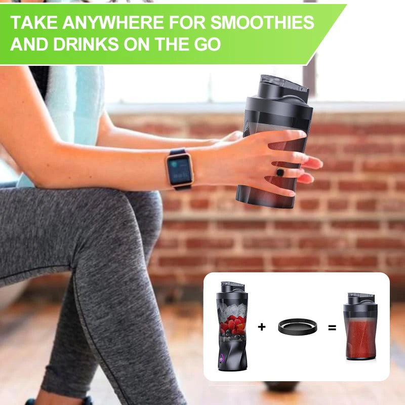 700ml Portable USB Rechargeable Blender – Smoothies, Shakes & Juices On the Go