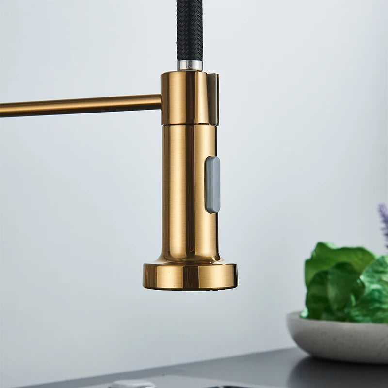 Pull-Down Kitchen Mixer Tap – Single Handle, 360° Rotation, 2-Way Spray