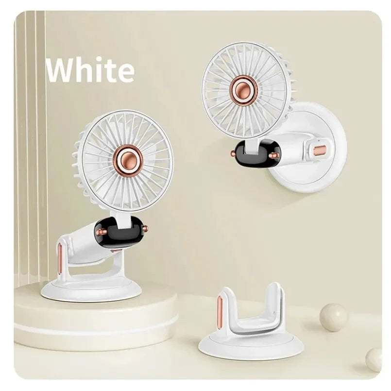 3-in-1 Portable Neck Fan & Handheld Fan – 5 Speeds, LED Display, Phone Stand
