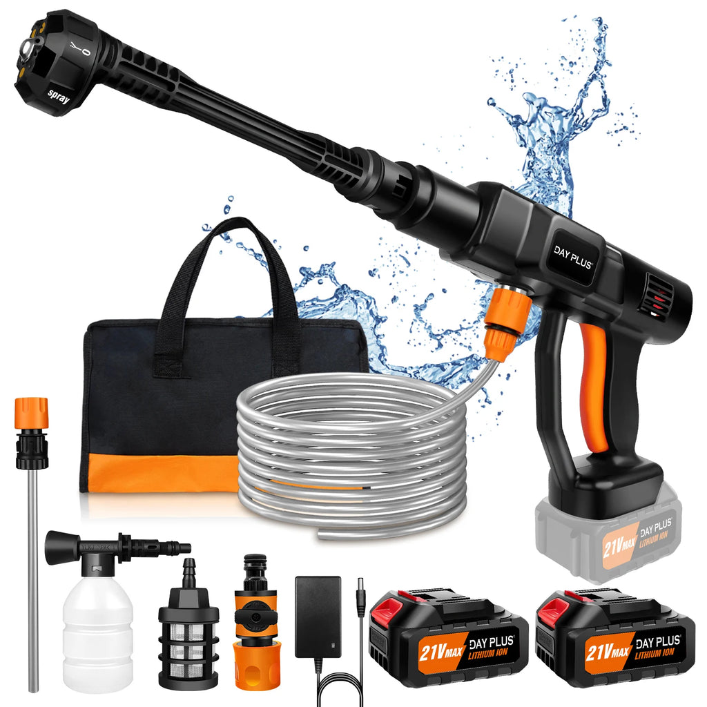Cordless Pressure Washer – 6-in-1 Nozzle, Brushless Motor & 4.0Ah Battery