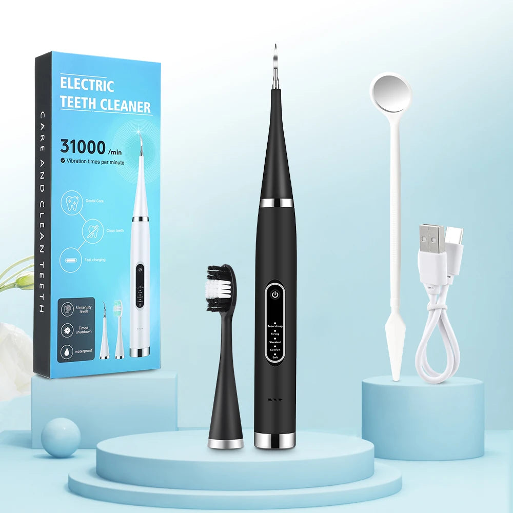 Electric Dental Scaler & Sonic Toothbrush – 5-Mode Teeth Whitening Cleaner