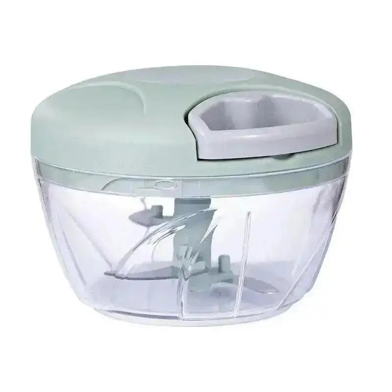 Manual Pull-Cord Garlic Chopper & Vegetable Slicer – 500ml & 900ml, CE Certified