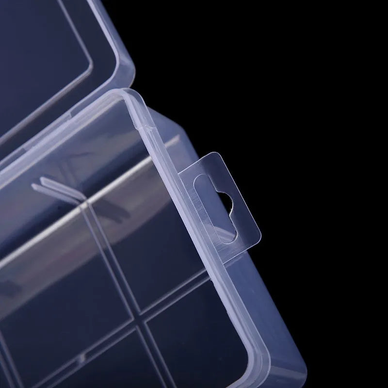 Clear Rectangular Plastic Storage Case with Lockable Lid – Dustproof & Waterproof