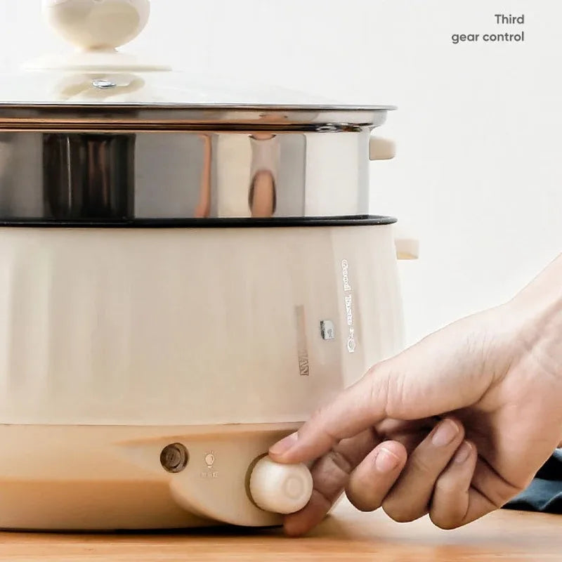 Electric Multi-Cooker with Non-Stick Pan – Rice, Soup & Hotpot | 1.7L, 2.7L & 3.2L