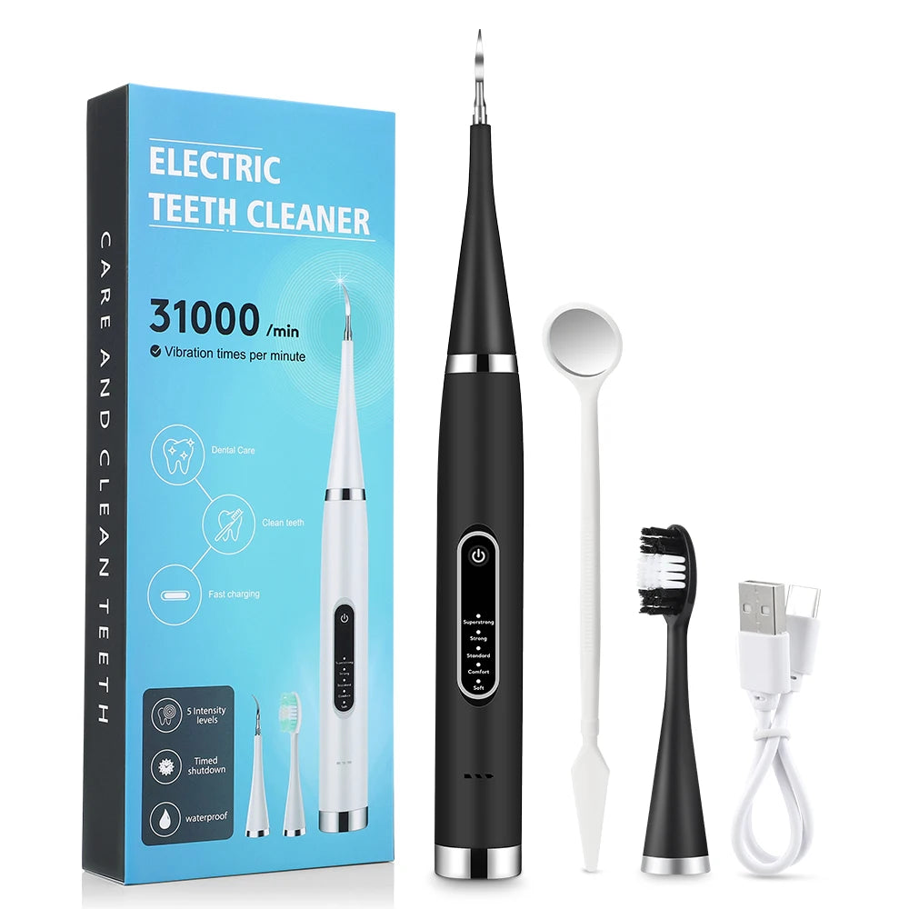 Electric Dental Scaler & Sonic Toothbrush – 5-Mode Teeth Whitening Cleaner
