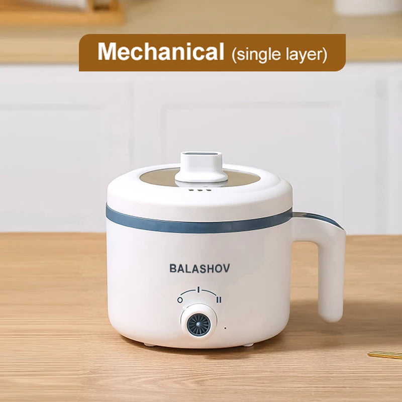 1.7L Mini Electric Rice Cooker – Non-Stick, Multi-Function, Single & Double Layer