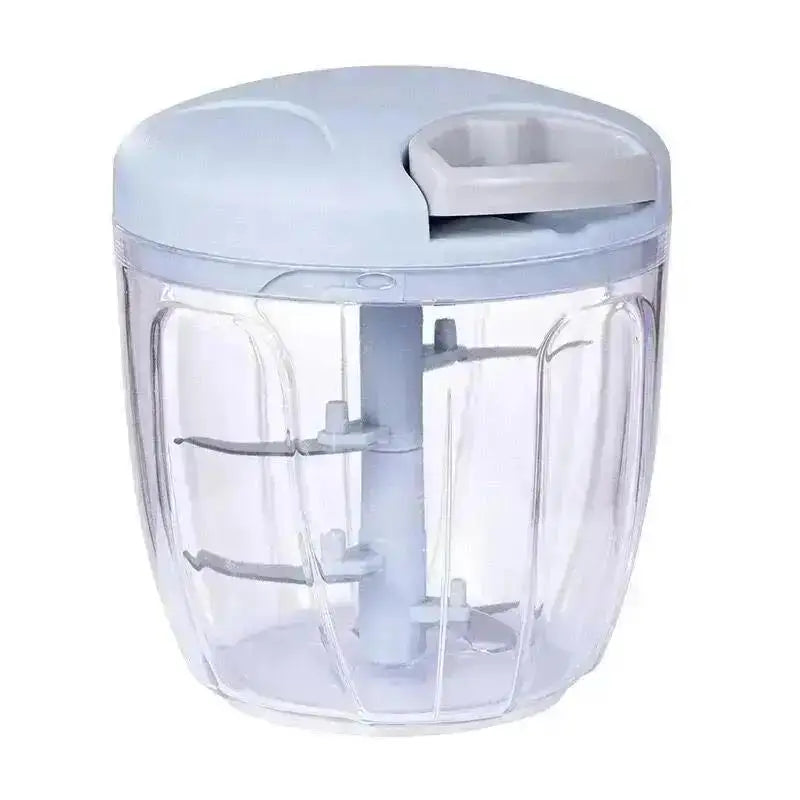 Manual Pull-Cord Garlic Chopper & Vegetable Slicer – 500ml & 900ml, CE Certified