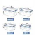 Sealed Plastic Food Storage Box with Lid – Microwave Safe Lunch Box