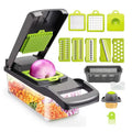 Vegetable Chopper & Mandoline Slicer with Container – Cheese Grater & Food Cutter