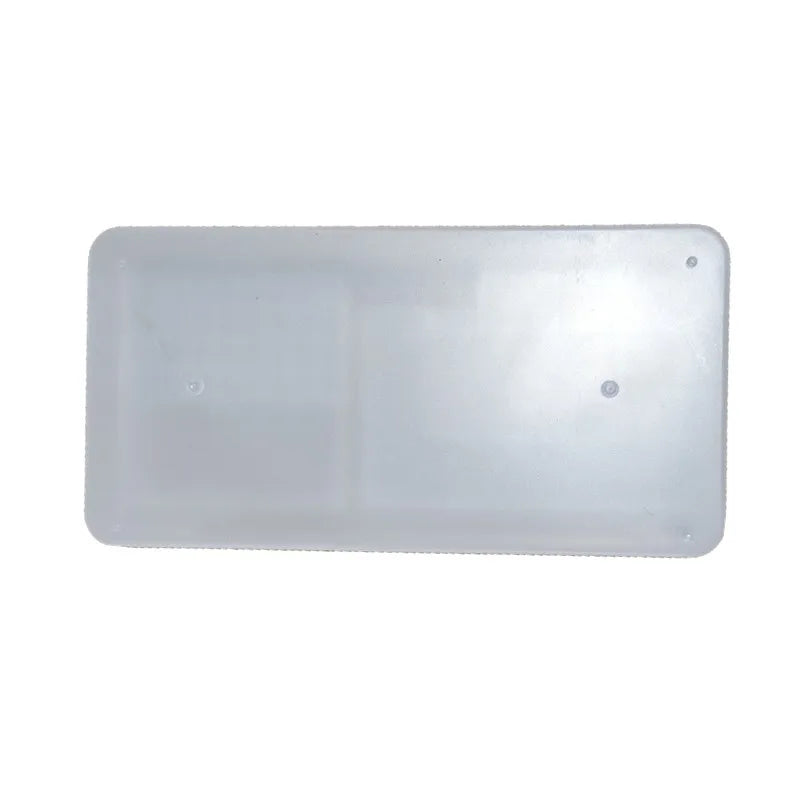 Transparent Plastic Parts & Screw Storage Box with Grid Dividers