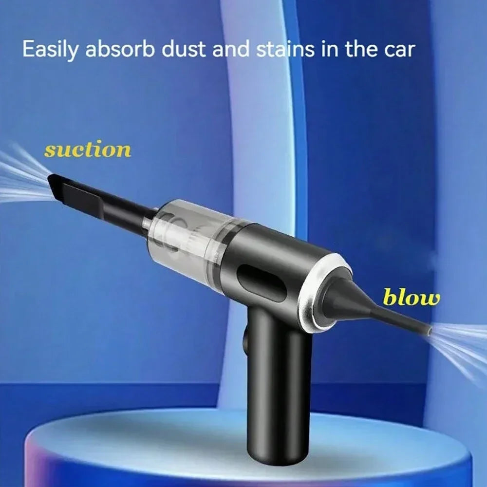 120W Cordless Handheld Vacuum Cleaner – 5500Pa Suction, HEPA Filter, USB-C Charging | Home & Car