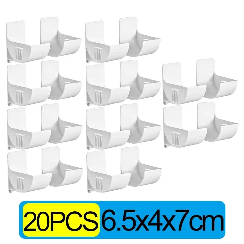 Wall Mounted Bin Bag & Cling Film Holder – Kitchen Organiser (2–20 Pack)