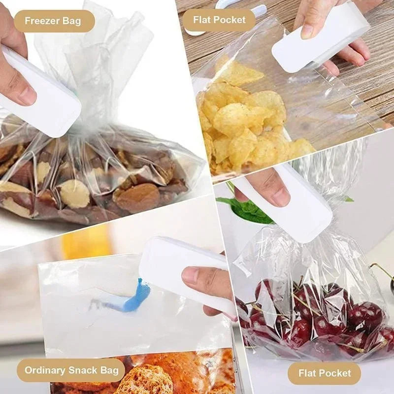Mini Handheld Bag Sealer – Keep Food & Snacks Fresh Longer