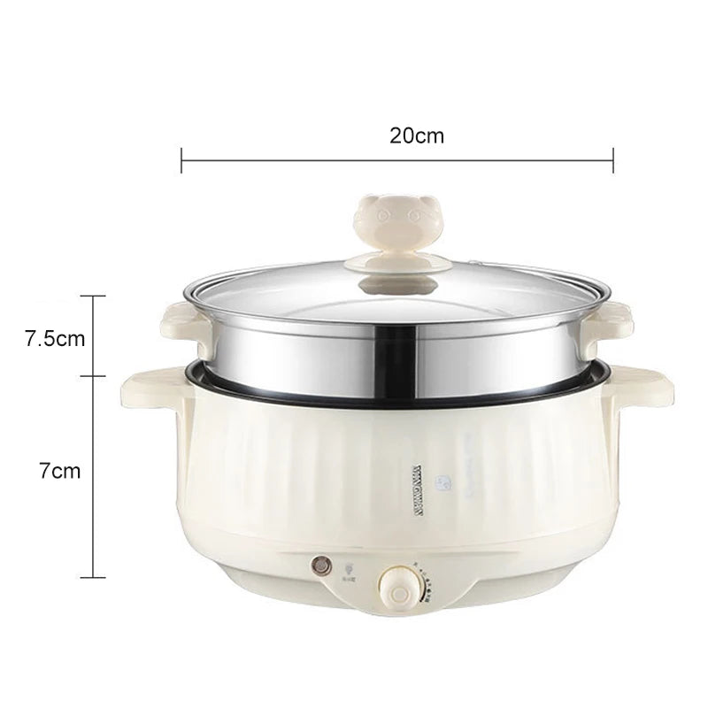 Electric Multi-Cooker with Non-Stick Pan – Rice, Soup & Hotpot | 1.7L, 2.7L & 3.2L