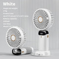 3-in-1 Portable Neck Fan & Handheld Fan – 5 Speeds, LED Display, Phone Stand