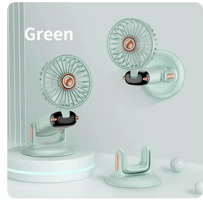 3-in-1 Portable Neck Fan & Handheld Fan – 5 Speeds, LED Display, Phone Stand