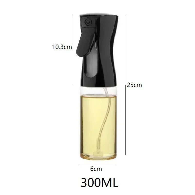 Oil Spray Bottle for Cooking – Reusable Mist Sprayer for Olive Oil & Vinegar (200ml, 300ml, 500ml)