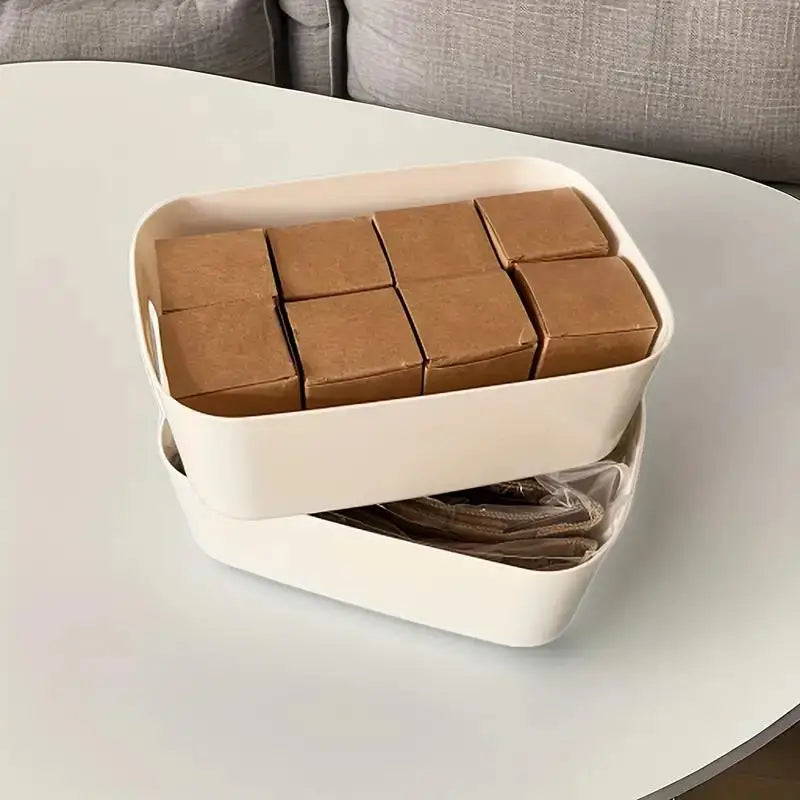10-Pack Large Plastic Storage Boxes with Lids – Stackable Home Organiser