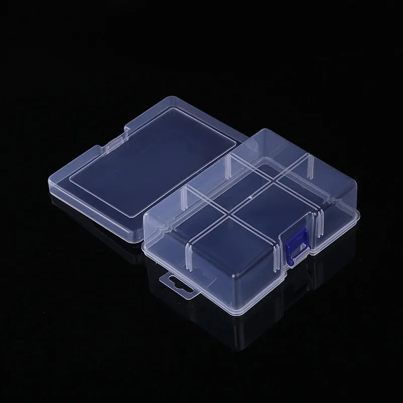 Clear Rectangular Plastic Storage Case with Lockable Lid – Dustproof & Waterproof