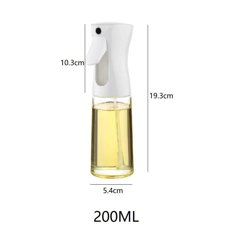 Oil Spray Bottle for Cooking – Reusable Mist Sprayer for Olive Oil & Vinegar (200ml, 300ml, 500ml)