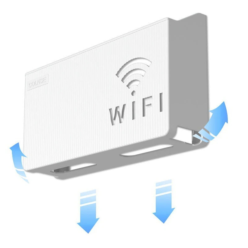 Router & TV Set-Top Box Storage Rack – Cable Management Shelf