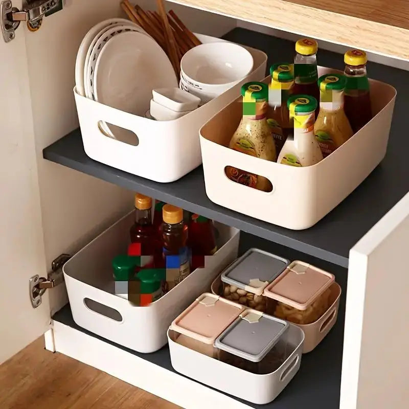 10-Pack Large Plastic Storage Boxes with Lids – Stackable Home Organiser