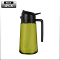 2-in-1 Dark Glass Oil Sprayer & Dispenser – 500ml Lightproof Bottle