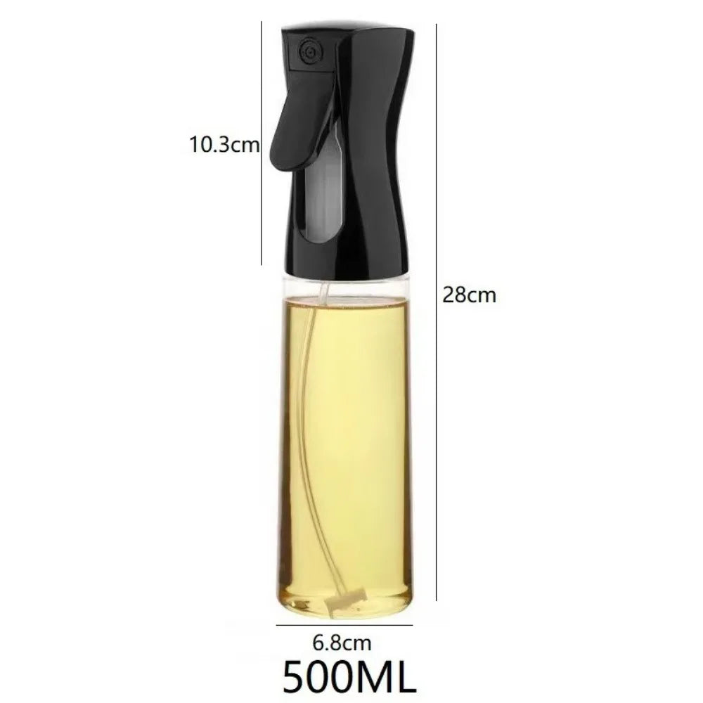 Oil Spray Bottle for Cooking – Reusable Mist Sprayer for Olive Oil & Vinegar (200ml, 300ml, 500ml)