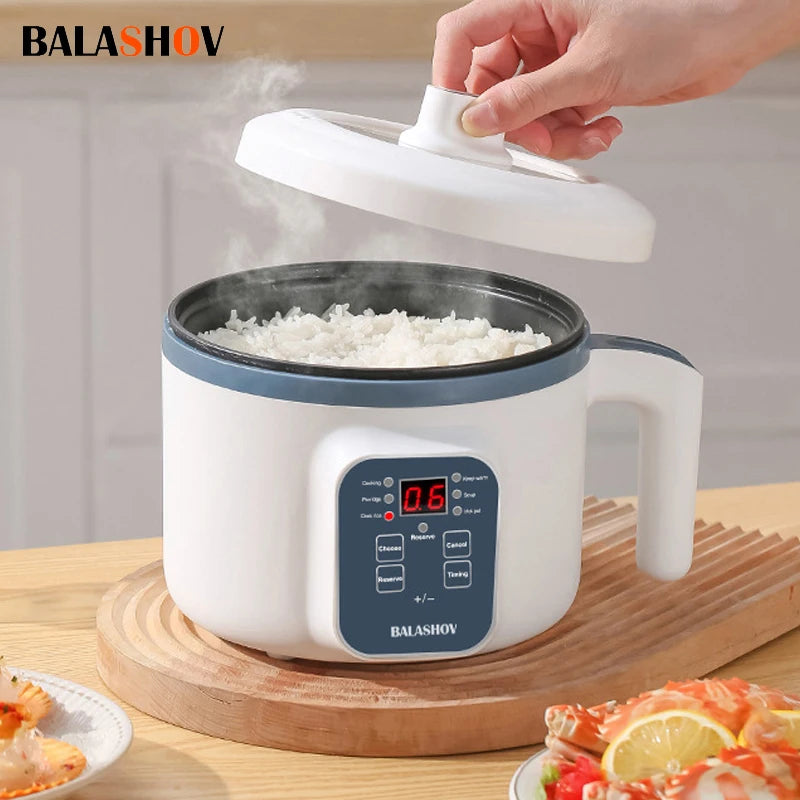 1.7L Electric Rice Cooker – Non-Stick, Multi-Function, Single & Double Layer