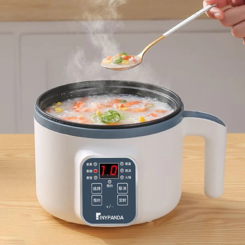 1.7L Mini Electric Rice Cooker – Non-Stick, Multi-Function, Single & Double Layer