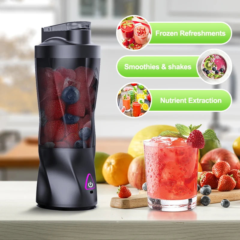 700ml Portable USB Rechargeable Blender – Smoothies, Shakes & Juices On the Go