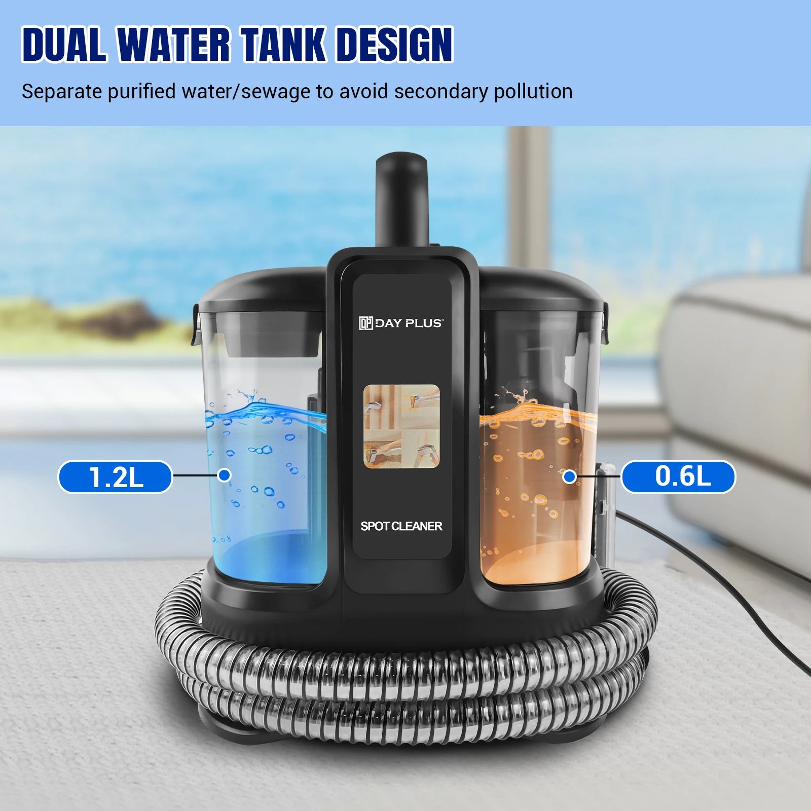 Portable Spot & Stain Cleaner Machine – Carpet, Upholstery, Sofa & Car Seats