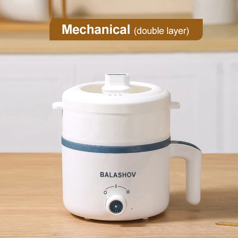 1.7L Mini Electric Rice Cooker – Non-Stick, Multi-Function, Single & Double Layer