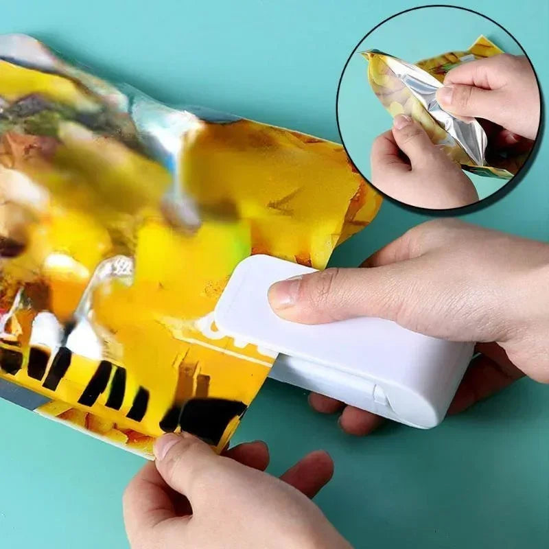Mini Handheld Bag Sealer – Keep Food & Snacks Fresh Longer
